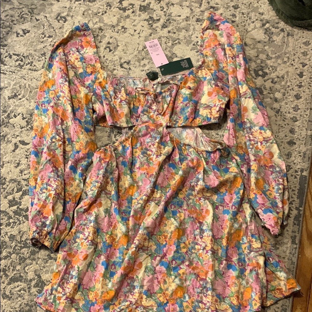 Wild Fable Multicolor Floral Top - Picture 3 of 4